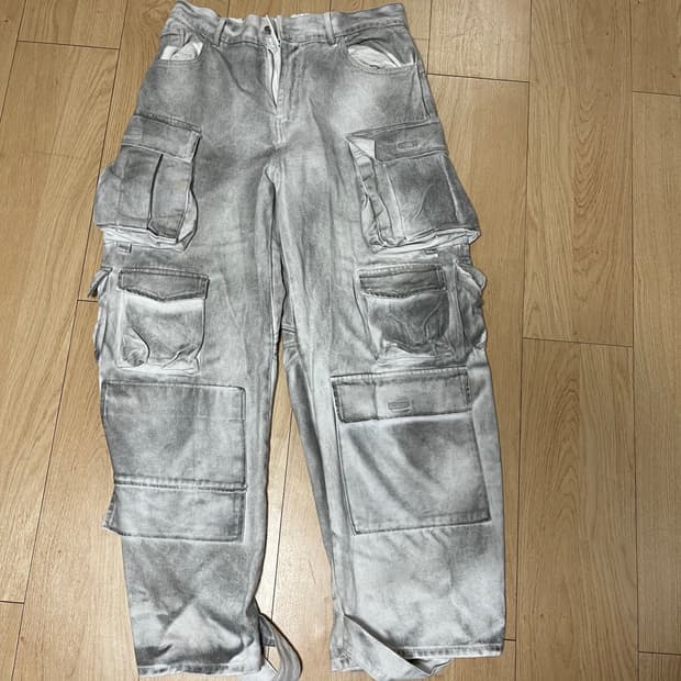 논플로어 더티카고팬츠 L