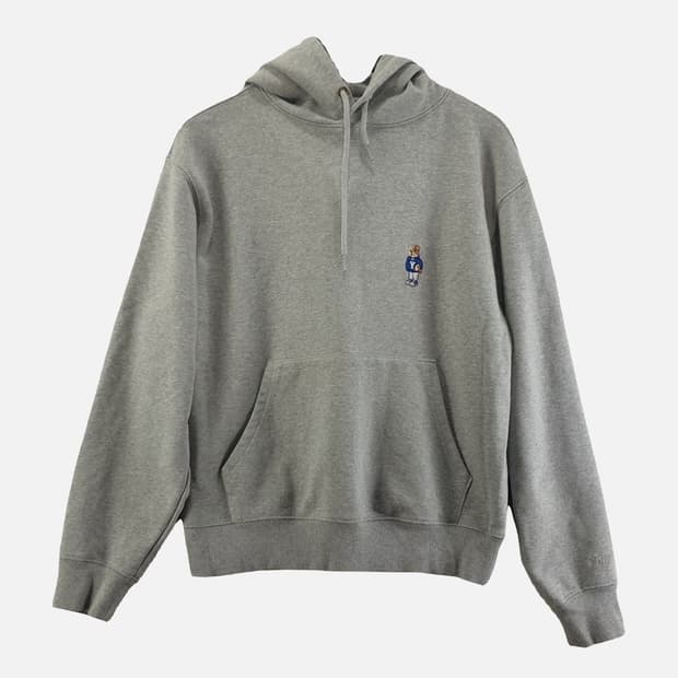 YALE 라이트 그레이 여자 후드티 XS N9843
