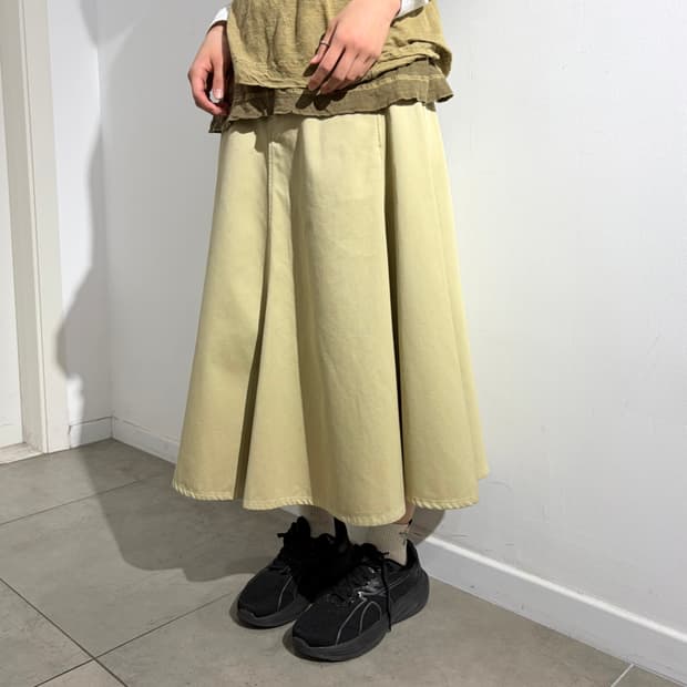  노스페이스 퍼플라벨 롱 스커트 치마