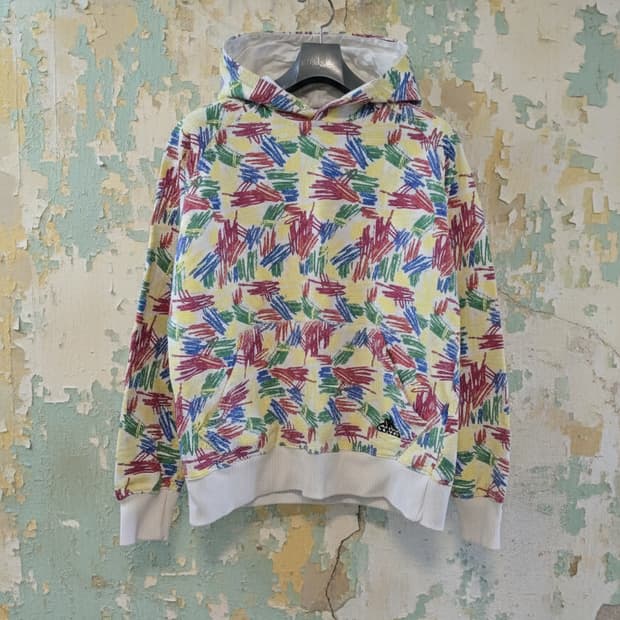  아디다스 올드스쿨 크레용 그래픽 후드 100