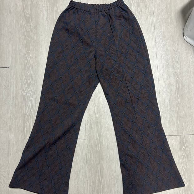 Vintage 부츠컷 패턴 팬츠