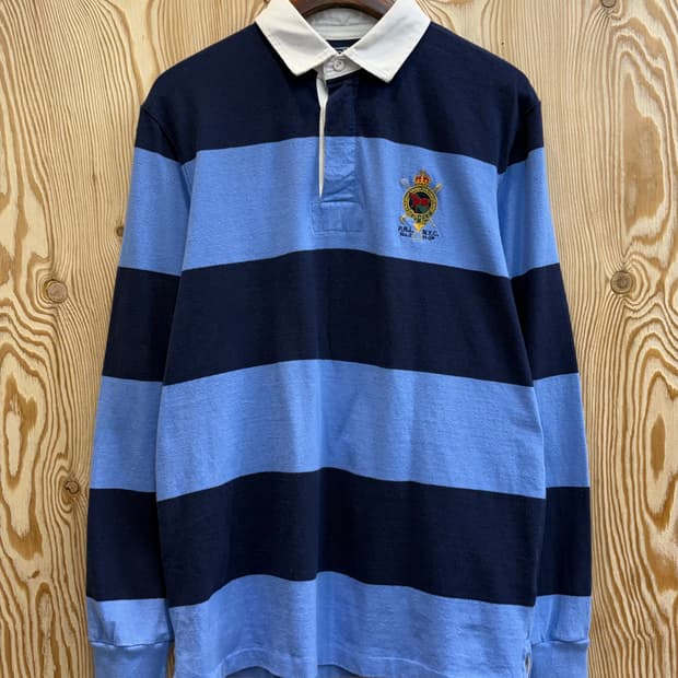 폴로 랄프로렌 스트라이프 저지 럭비 셔츠