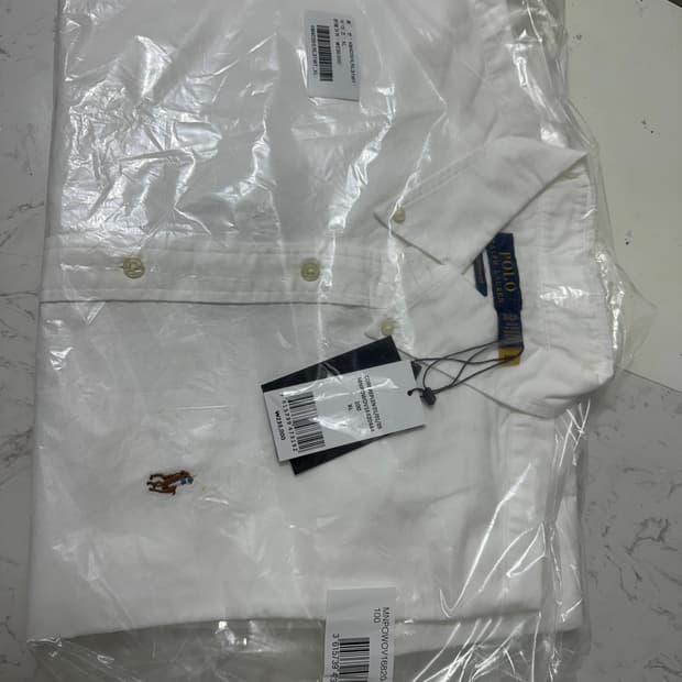 폴로 화이트 옥스포드 셔츠 XL 새상품