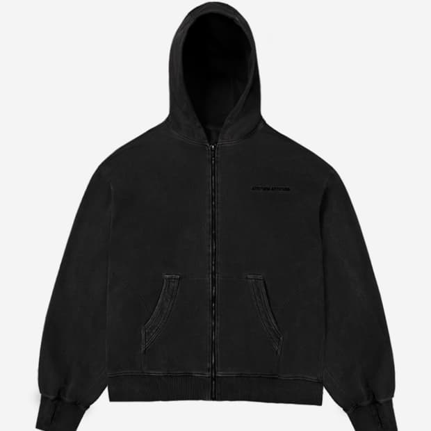 [L]attitude attitude 후드집업 블랙