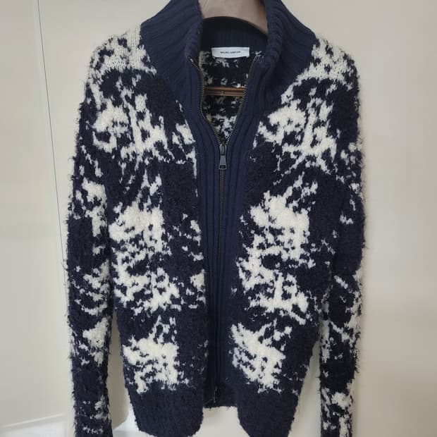 마우로 그리포니 이태리 라마울 두툼 니트가디건 48표기 100정 상태극상