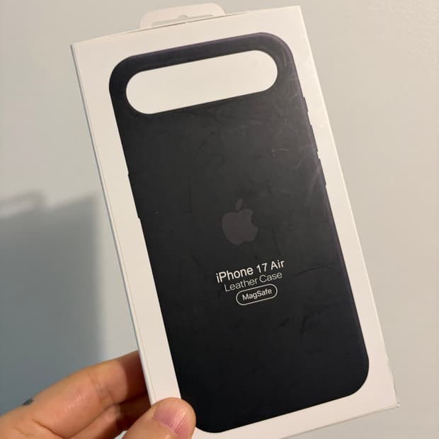 (최상급) 아이폰 17 에어 가죽 케이스 판매합니다