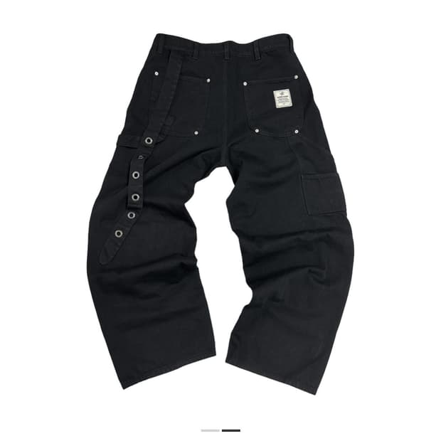 아오이로 더블니 벨트 팬츠