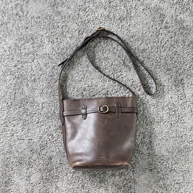 POLO RALPH LAUREN 가죽 숄더백