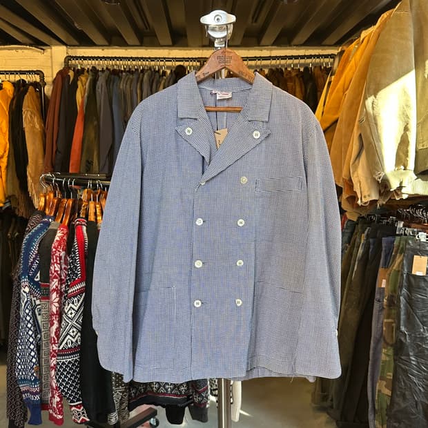 70-80s Bragard 프렌치워크웨어 더블 브레스트 자켓