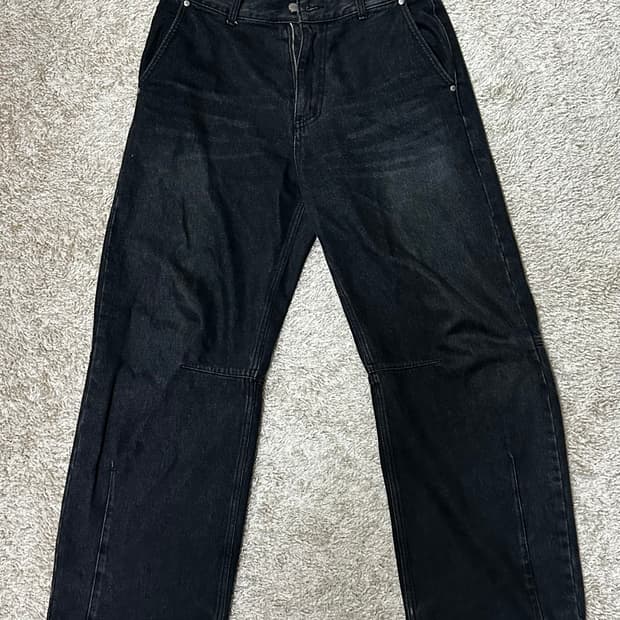 파브레가 빅터 커브드 데님 블랙