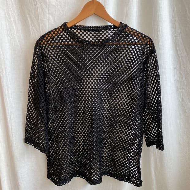 블랙 네트 7부탑(M-L)