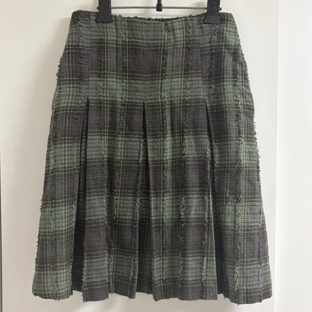 페스토 DAMAGE CHECK MIDI SKIRT TEA