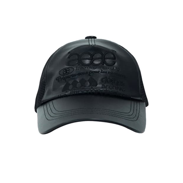 AEAE 트리밍버드 메쉬레더 볼캡