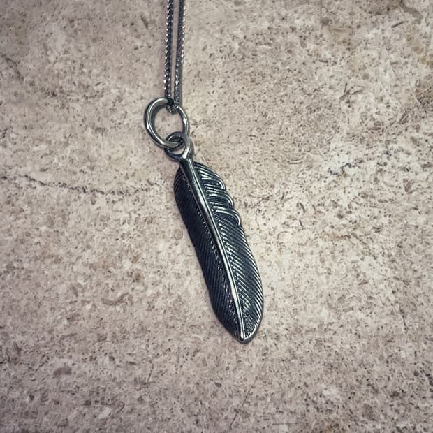빈티지 페더 네크리스 / 남자목걸이 여자목걸이