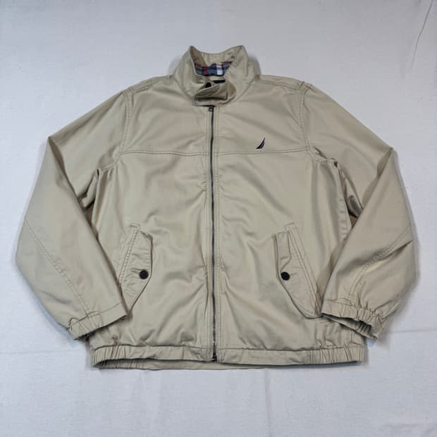 M) 노티카 베이지 코튼 해링턴 스윙탑 자켓