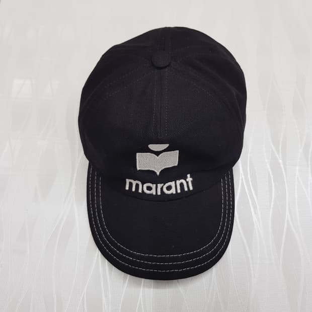 이자벨마랑 TYRON 자수 로고 코튼 볼캡