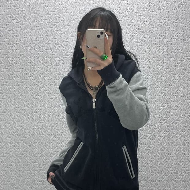 나이키 빈티지 스트릿 캐주얼 부클로고 바시티 후드집업 M C08648