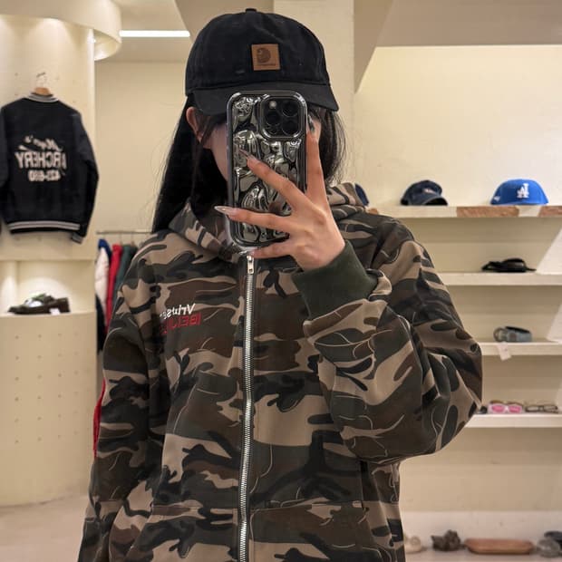 칼하트 가죽패치 볼캡 U1015