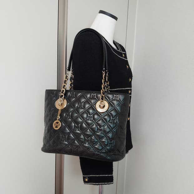 메트로시티 퀼팅 금장 체인백