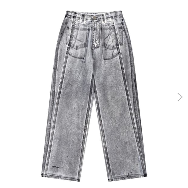 정가18.9)포르타 더티워싱 코팅팬츠 s