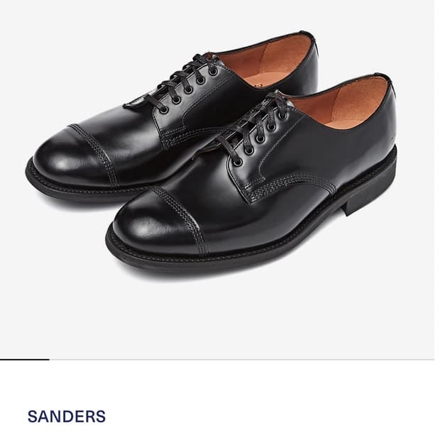 (새상품)샌더스 밀리터리 더비 슈즈 1128 (uk7.5,265)