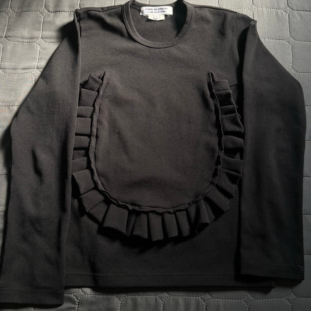 Comme des garcons*2 ruffle long sleeve
