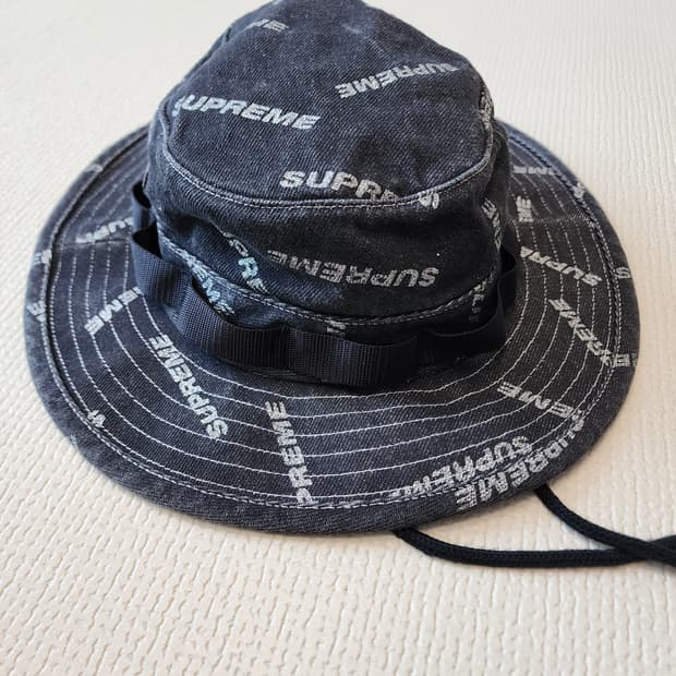 슈프림 데님로고 부니