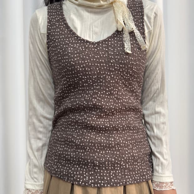 knit crochet sleeveless