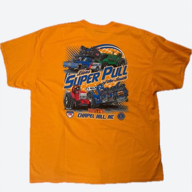 Gildan Super Pull 티셔츠 오렌지 2XL