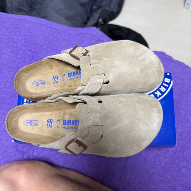 버켄스탁 보스턴 새상품 40사이즈 