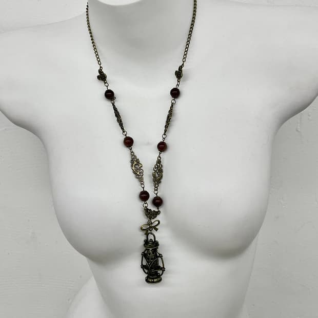 엔틱 페어리 롱 네크리스