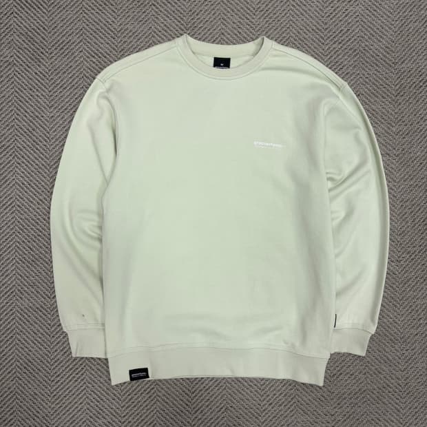 그루브라임 백프린팅 로고 맨투맨 v1057