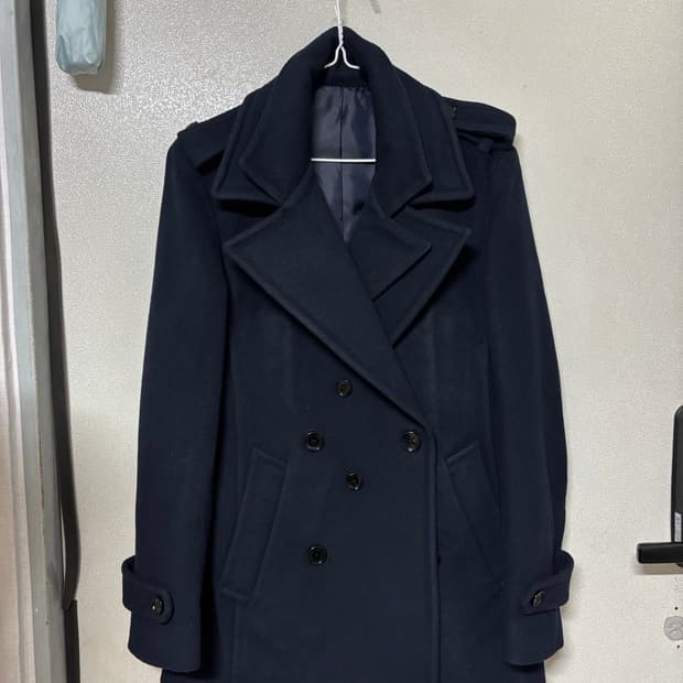 BON - G Floor 네이비 피코트 판매해요 (울 90%)