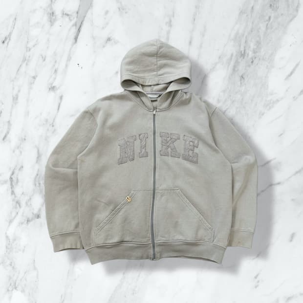 나이키 빈티지 패치로고 후드집업 