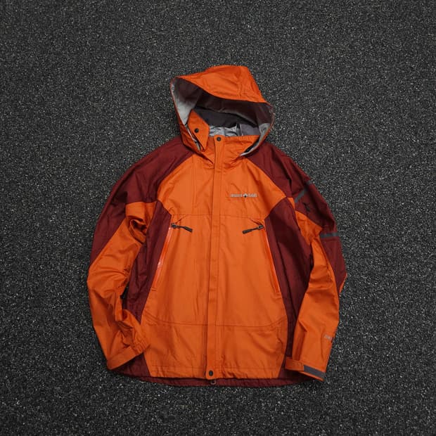 몽벨 드라이텍 일판 배색 마운틴 자켓 (S)