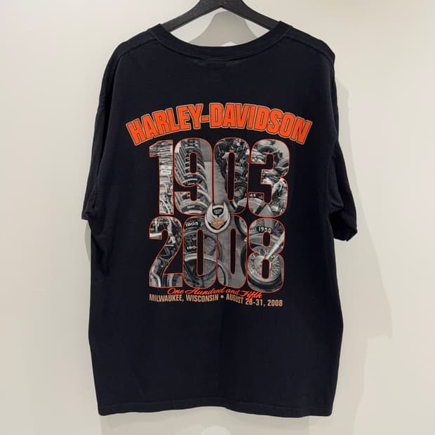 할리데이비슨 105주년 반팔 티셔츠