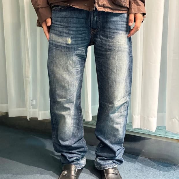 리바이스 00's 501 스트레이트 버튼플라이 데님 팬츠 R2569
