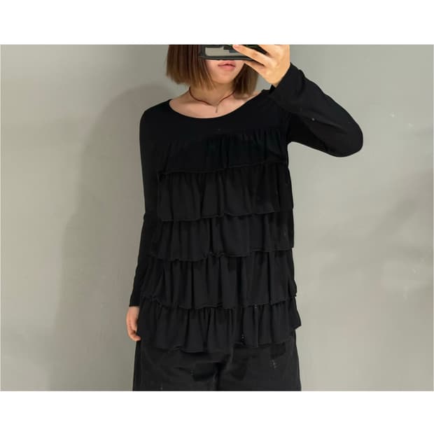 can-can detail long sleeve