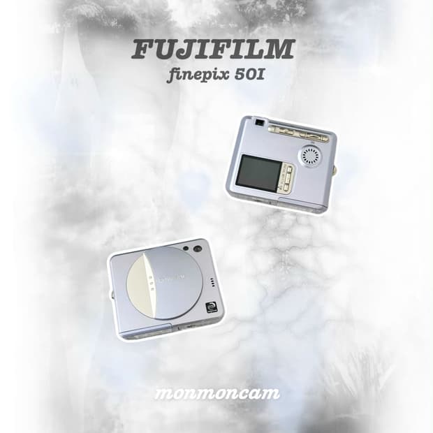 후지필름 파인픽스 50i 쿨실버 디카 finepix