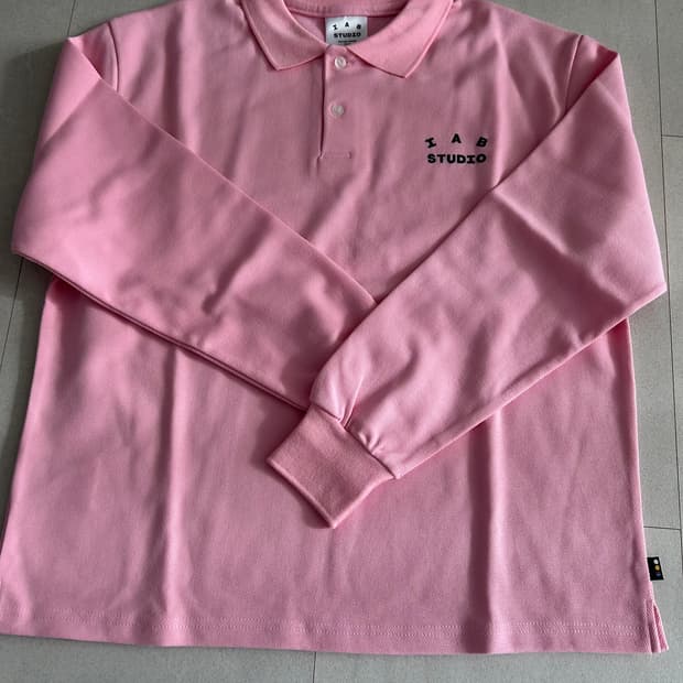 아이앱 스튜디오 피케 롱슬리브 핑크(L)