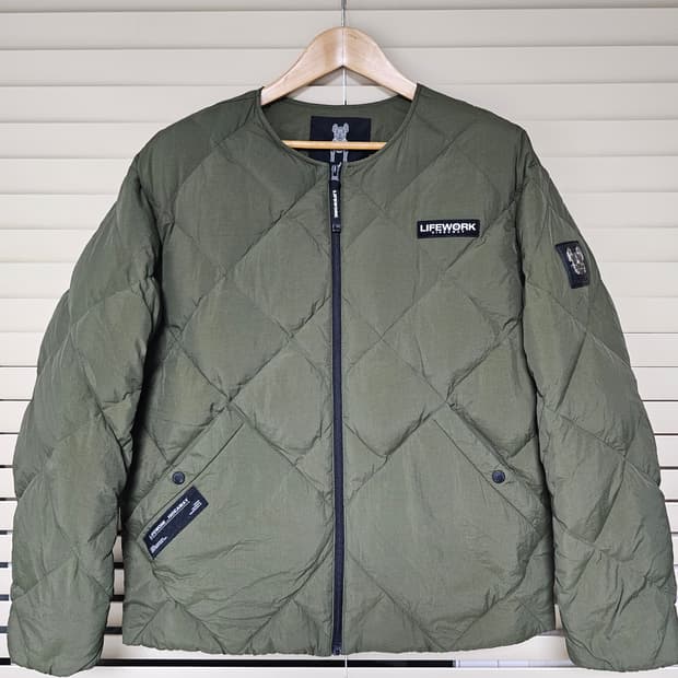 라이프워크 퀼팅 경량 덕다운 자켓 M