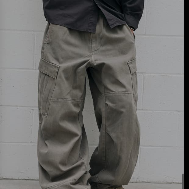 해칭룸 Mil Pants Washed Olive