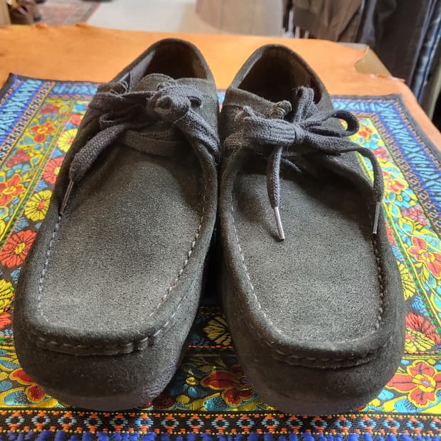 GU 리얼레더 모카신슈즈 블랙