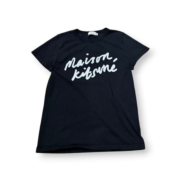 메종키츠네 핸드라이팅 클래식 반팔 티셔츠