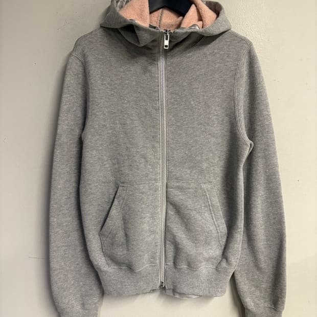 SACAI LUCK Back Pleated Zip-up Hoodie