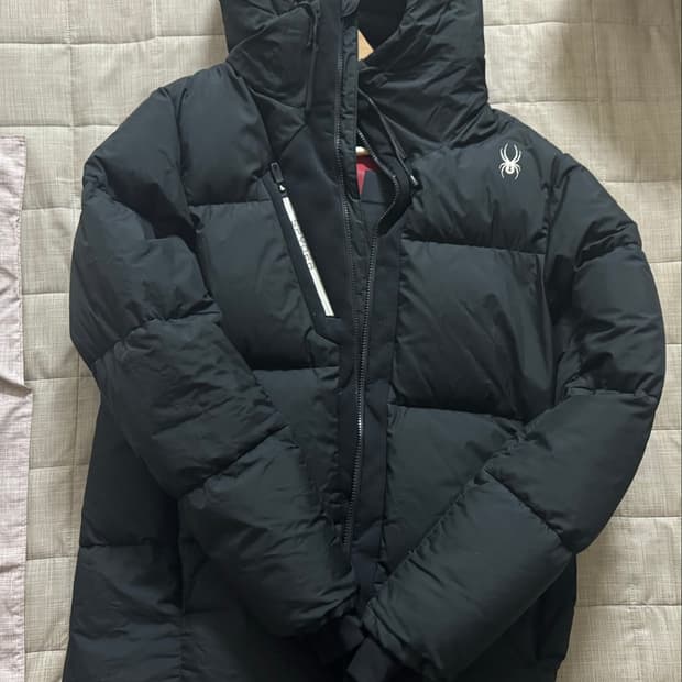 스파이더 숏패딩