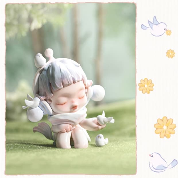 새상품) 팝마트 스컬판다 온도 짹짹이