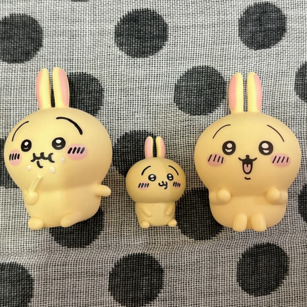 [일괄] 치이카와 먼작귀 우사기 소프비 피규어