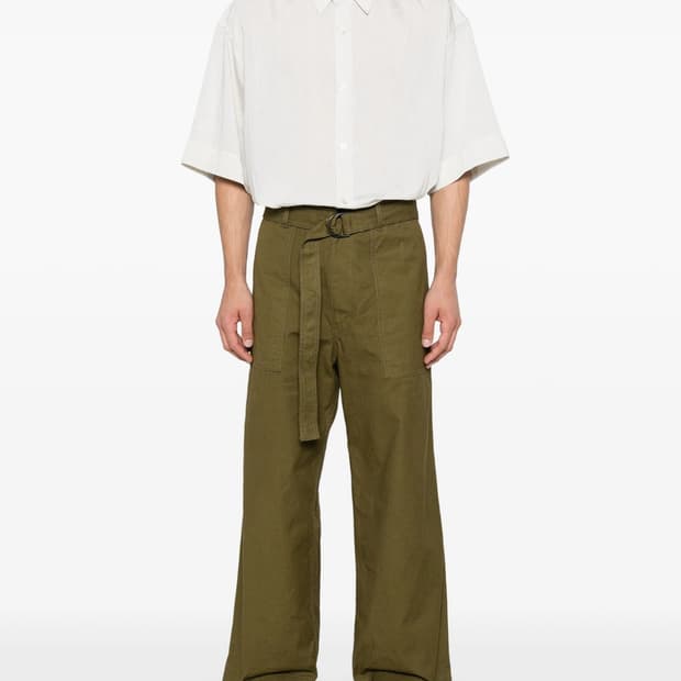 꼼데가르송 옴므 24FW 벨티드 팬츠 m