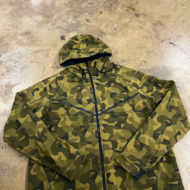[정품/2XL] 나이키 카모 후드 집업 자켓 b17